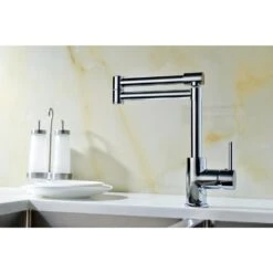 Manis Series Deck-Mounted Pot Filler In Polished Chrome -Alliee Bath And Faucet Shop 60183bbb11e78f149672b700e79ba5ff 1800x1800