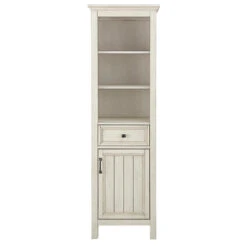 Foremost® Hiland 20"W X 15"D X 68"H Antique White Linen Cabinet