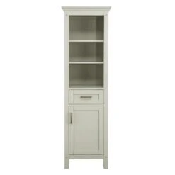 Foremost® Rayna 20"W X 15"D X 68"H Gray Linen Cabinet