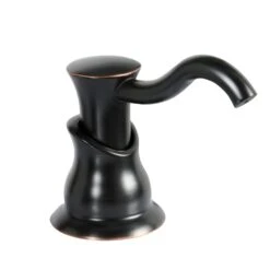 Contemporary Single-Handle Pull-Down Sprayer Kitchen Faucet With Soap Dispenser In Mediterranean Bronze -Alliee Bath And Faucet Shop 606978d5419ff70a65bb48f56139fa4c 1800x1800