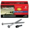 FastenMaster #0 X 5-in Gray Ecoat Hex-Head Interior/Exterior Structural Wood Screws (50-Count) -Alliee Bath And Faucet Shop 608309405597 1800x1800