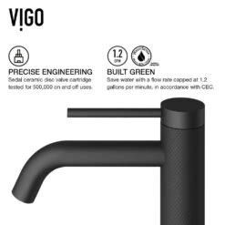 VIGO Onyx Vessel Sink In Gray With Faucet In Matte Black -Alliee Bath And Faucet Shop 60b711f2a0fc767d1386448b57de220d 1800x1800