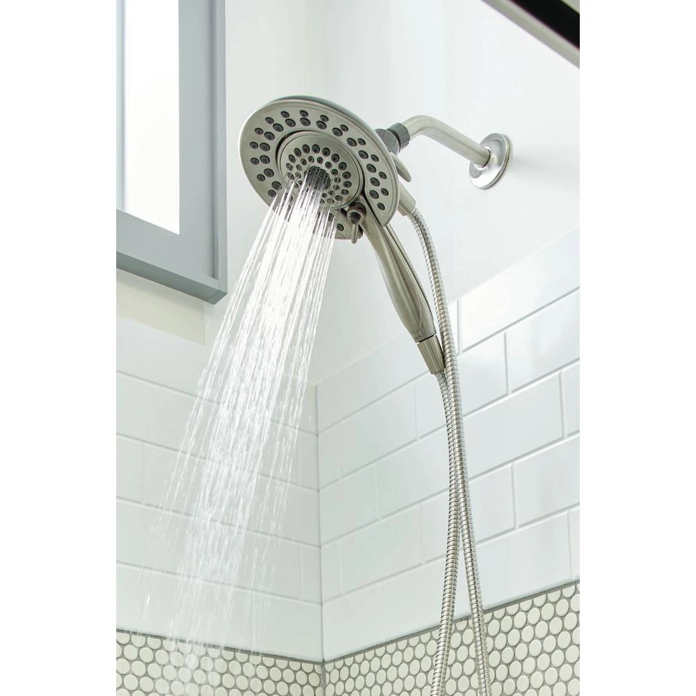 Lahara In2ition 2-in-1 Single-Handle 5-Spray Tub And Shower Faucet In Brushed Nickel 11 Lahara In2ition 2-in-1 Single-Handle 5-Spray Tub And Shower Faucet In Brushed Nickel - Image 9