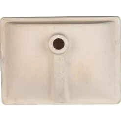 MSI Rectangle Undermount Porcelain Ceramic Bathroom Sink In White -Alliee Bath And Faucet Shop 6171ebefc16114aee5f26061f8a74ca9 1800x1800