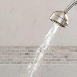 5-Spray 3.8 In. Single Wall Mount Low Flow Fixed Shower Head In Brushed Nickel -Alliee Bath And Faucet Shop 61b24ba9b3b770c0d664b020ae8d390e 1800x1800