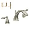 Brantford 2-Handle Deck-Mount Roman Tub Faucet Trim Kit With Valve In Brushed Nickel -Alliee Bath And Faucet Shop 6498419fb34ae5a22523299b7c0b31e2 1800x1800