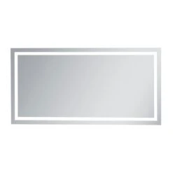 Timeless Home 48 In. H X 36 In. W Single Modern Rectangular Aluminum Lighted LED Mirror In Silver(5000K) -Alliee Bath And Faucet Shop 64ff50db0a0060b9a498d8a294b1dc66 1800x1800