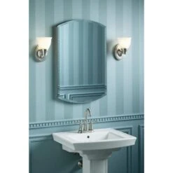 KOHLER Archer 20-in X 31-in Arched Surface/Recessed Mirrored Medicine Cabinet