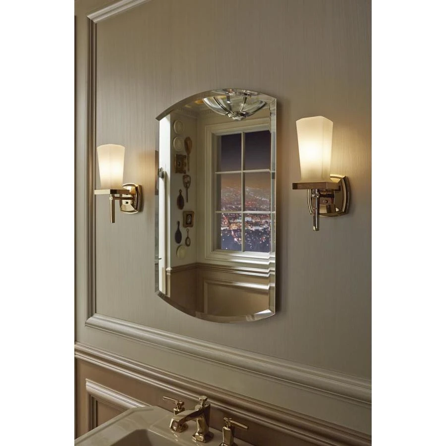 KOHLER Archer 20-in X 31-in Arched Surface/Recessed Mirrored Medicine Cabinet 7 KOHLER Archer 20-in X 31-in Arched Surface/Recessed Mirrored Medicine Cabinet - Image 5