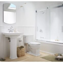 KOHLER Archer 20-in X 31-in Arched Surface/Recessed Mirrored Medicine Cabinet 15 KOHLER Archer 20-in X 31-in Arched Surface/Recessed Mirrored Medicine Cabinet -Alliee Bath And Faucet Shop 650531525512 04464973 1800x1800