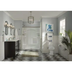 KOHLER Archer 20-in X 31-in Arched Surface/Recessed Mirrored Medicine Cabinet 21 KOHLER Archer 20-in X 31-in Arched Surface/Recessed Mirrored Medicine Cabinet -Alliee Bath And Faucet Shop 650531525512 05205669 1800x1800