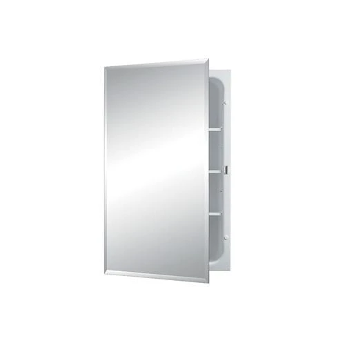 Jensen Horizon 16-in X 26-in Rectangle Recessed Mirrored Medicine Cabinet 3 Jensen Horizon 16-in X 26-in Rectangle Recessed Mirrored Medicine Cabinet