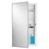 Jensen Builder 16-in X 26-in Rectangle Recessed Mirrored Medicine Cabinet