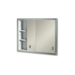 Jensen Contempora 24-in X 19.25-in Rectangle Surface Mirrored Medicine Cabinet