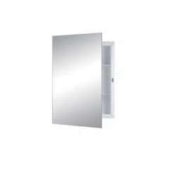 Jensen Focus 16-in X 22-in Rectangle Recessed Mirrored Medicine Cabinet