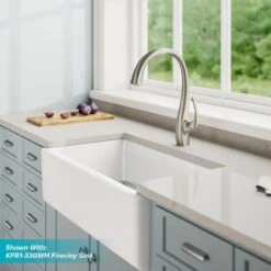 Spot Free Ansel Single-Handle Pull-Down Sprayer Kitchen Faucet In All-Brite Stainless Steel -Alliee Bath And Faucet Shop 667c77f3d75d233730ad665f9f856180 1800x1800