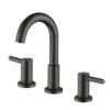 Jacuzzi Duncan Matte Black 2-Handle Widespread WaterSense Bathroom Sink Faucet With Drain -Alliee Bath And Faucet Shop 6925699901497 1800x1800