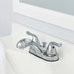 Constructor 4 In. Centerset 2-Handle Bathroom Faucet In Chrome -Alliee Bath And Faucet Shop 6b4c64875342c718e1aa59465645d4e2 1800x1800