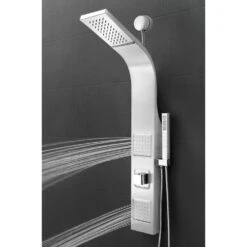 39 In. 2-Jet Easy Connect Shower Panel System In Stainless Steel With Rainfall Waterfall Shower Head And Handheld Shower -Alliee Bath And Faucet Shop 6d1a7a947a071a9cad0469a6c9df1047 1800x1800
