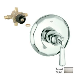 GROHE Brushed Nickel Lever Shower Handle