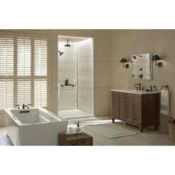 KOHLER 30-in X 26-in Rectangle Recessed Mirrored Medicine Cabinet -Alliee Bath And Faucet Shop 723085300109 08795583 1800x1800