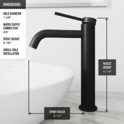 VIGO Onyx Vessel Sink In Gray With Faucet In Matte Black -Alliee Bath And Faucet Shop 729787987fd82ffe956ee7c65f13008b 1800x1800