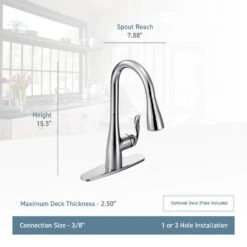 Arbor Single-Handle Pull-Down Sprayer Kitchen Faucet With Reflex And Soap/Lotion Dispenser In Matte Black -Alliee Bath And Faucet Shop 72afc473054cf224a67f5a3ea43b0dfc 1800x1800
