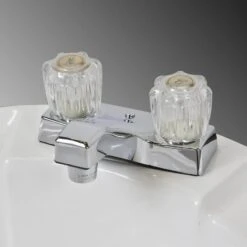 Road & Home Chrome Bathroom Sink Faucet Handle -Alliee Bath And Faucet Shop 730007001334 09445279 1800x1800