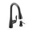Arbor Single-Handle Pull-Down Sprayer Kitchen Faucet With Reflex And Soap/Lotion Dispenser In Matte Black -Alliee Bath And Faucet Shop 750275e5c10e604bad82d9b4c94828a7 1800x1800