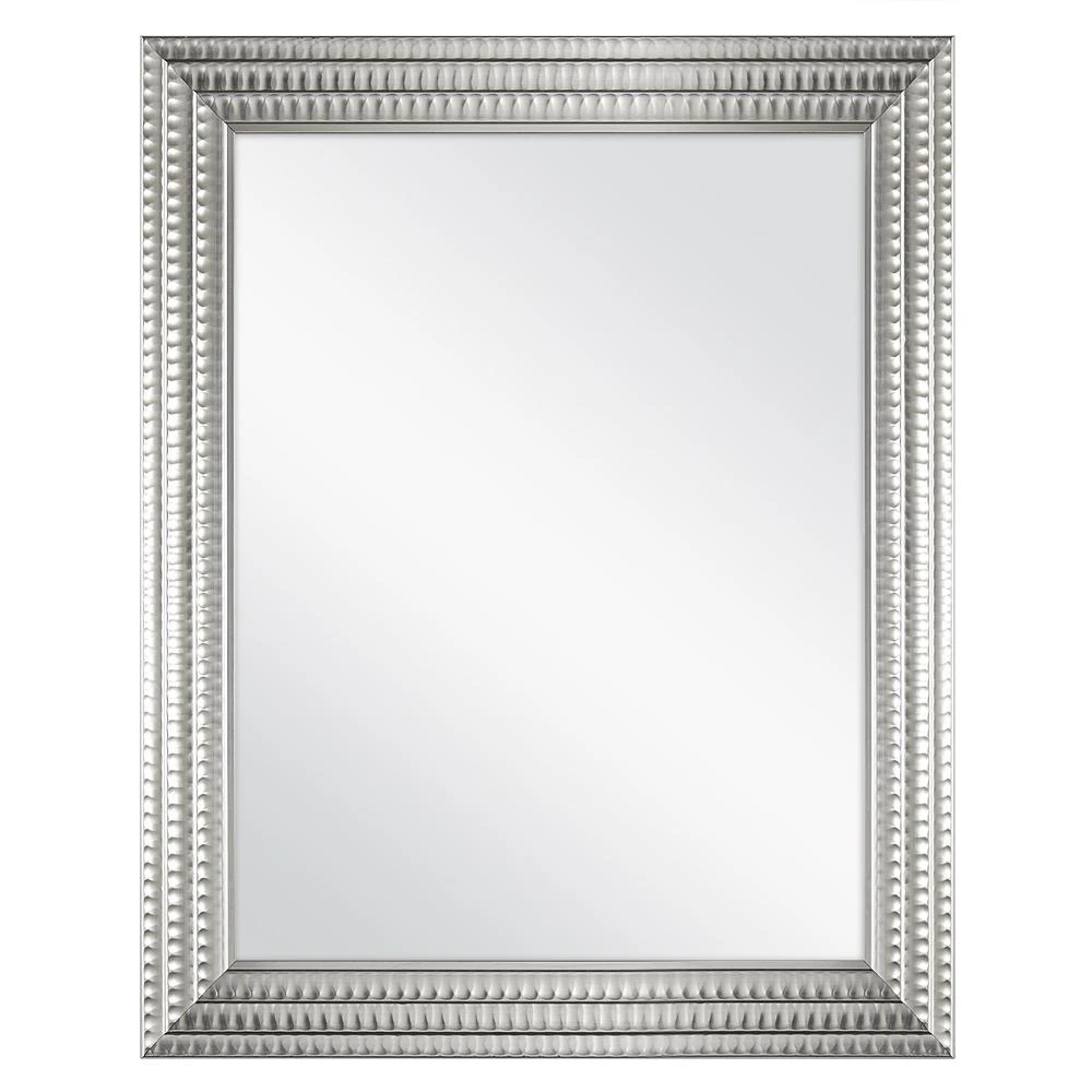 22 In. W X 27 In. H Framed Rectangular Anti-Fog Bathroom Vanity Mirror In Silver 3 22 In. W X 27 In. H Framed Rectangular Anti-Fog Bathroom Vanity Mirror In Silver