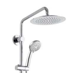 SeaBreeze 4-Spray Patterns 2.5 GPM 8 In. Wall Mount Dual Shower Heads In Chrome -Alliee Bath And Faucet Shop 76400a45628a295b57c30db2888486b4 1800x1800