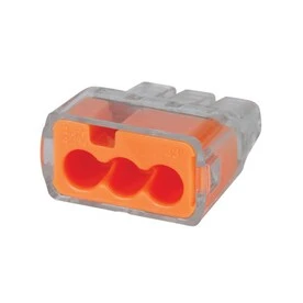IDEAL In-Sure Push-In 100-Pack Orange Push-In Wire Connectors 3 IDEAL In-Sure Push-In 100-Pack Orange Push-In Wire Connectors
