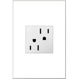 Legrand Adorne White 15-Amp Square Tamper Resistant Residential Outlet 3 Legrand Adorne White 15-Amp Square Tamper Resistant Residential Outlet