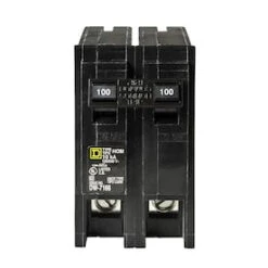 Square D Homeline 100-Amp 2-Pole Standard Trip Circuit Breaker
