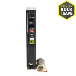 Square D QO 20-Amp 1-Pole Combination Arc Fault Circuit Breaker