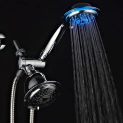 HotelSpa Chrome 24-Spray Dual Shower Head 2.5-GPM (9.5-LPM) -Alliee Bath And Faucet Shop 786696014889 04653566 1800x1800