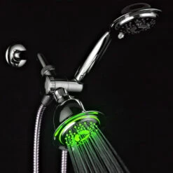 HotelSpa Chrome 24-Spray Dual Shower Head 2.5-GPM (9.5-LPM) -Alliee Bath And Faucet Shop 786696014889 04653567 1800x1800