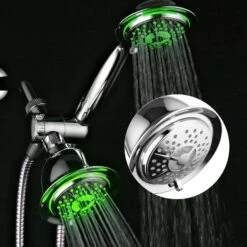 HotelSpa Chrome 24-Spray Dual Shower Head 2.5-GPM (9.5-LPM) -Alliee Bath And Faucet Shop 786696014889 08890422 1800x1800
