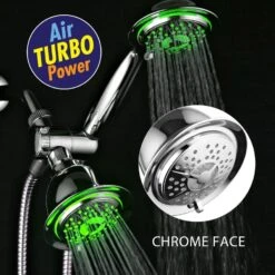 HotelSpa Chrome 24-Spray Dual Shower Head 2.5-GPM (9.5-LPM) -Alliee Bath And Faucet Shop 786696014889 08890424 1800x1800