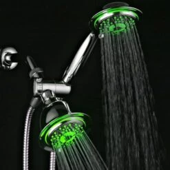 HotelSpa Chrome 24-Spray Dual Shower Head 2.5-GPM (9.5-LPM) -Alliee Bath And Faucet Shop 786696014889xl 1800x1800