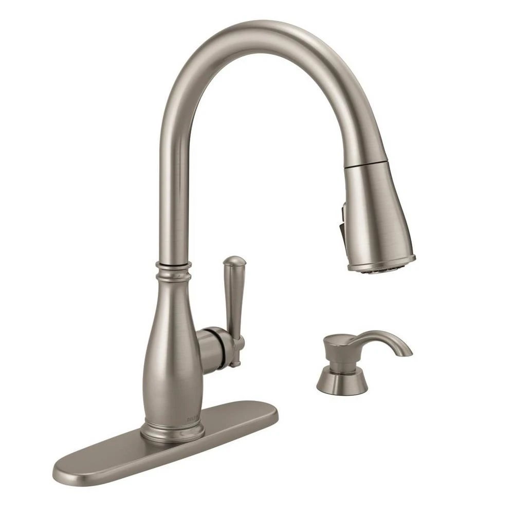 Charmaine Single-Handle Pull-Down Sprayer Kitchen Faucet With Touch2O And ShieldSpray Technologies In Venetian Bronze 17 Charmaine Single-Handle Pull-Down Sprayer Kitchen Faucet With Touch2O And ShieldSpray Technologies In Venetian Bronze - Image 15