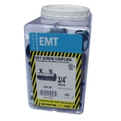 3/4 In. Electrical Metallic Tube (EMT) Set-Screw Coupling (25 Pack) -Alliee Bath And Faucet Shop 7a8e070caebe1b37251da6d4aea6054e 1800x1800