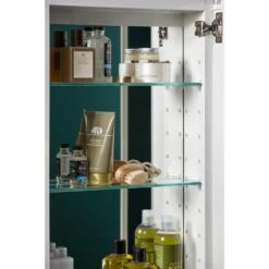 15 In. X 26 In. Recessed Or Surface Mount Medicine Cabinet In White Powder-Coat Aluminum -Alliee Bath And Faucet Shop 7b05f8786faac27561eb072f4509c71c 1800x1800