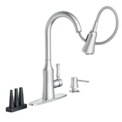 Venango Single-Handle Pull-Down Sprayer Kitchen Faucet With Reflex And Power Clean Attachments In Chrome -Alliee Bath And Faucet Shop 7bb42656f96dafd63630bb4ebf64f47e 1800x1800