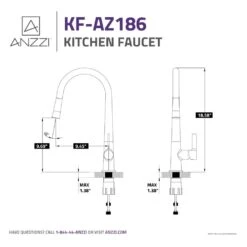 Orbital Single-Handle Pull-Down Sprayer Kitchen Faucet In Polished Chrome -Alliee Bath And Faucet Shop 7cb2a1d2f859ab4982c8f3a81849ad74 1800x1800