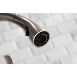 Mazz Single-Handle Pull-Down Sprayer Kitchen Faucet In Vibrant Stainless -Alliee Bath And Faucet Shop 8025e3746b585abc0a179783d0d77d83 1800x1800