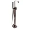 Valspar AKDY 42.5-in Antique Bronze 1-Handle Residential Freestanding Bathtub Faucet With Hand Shower -Alliee Bath And Faucet Shop 810764024538 1800x1800