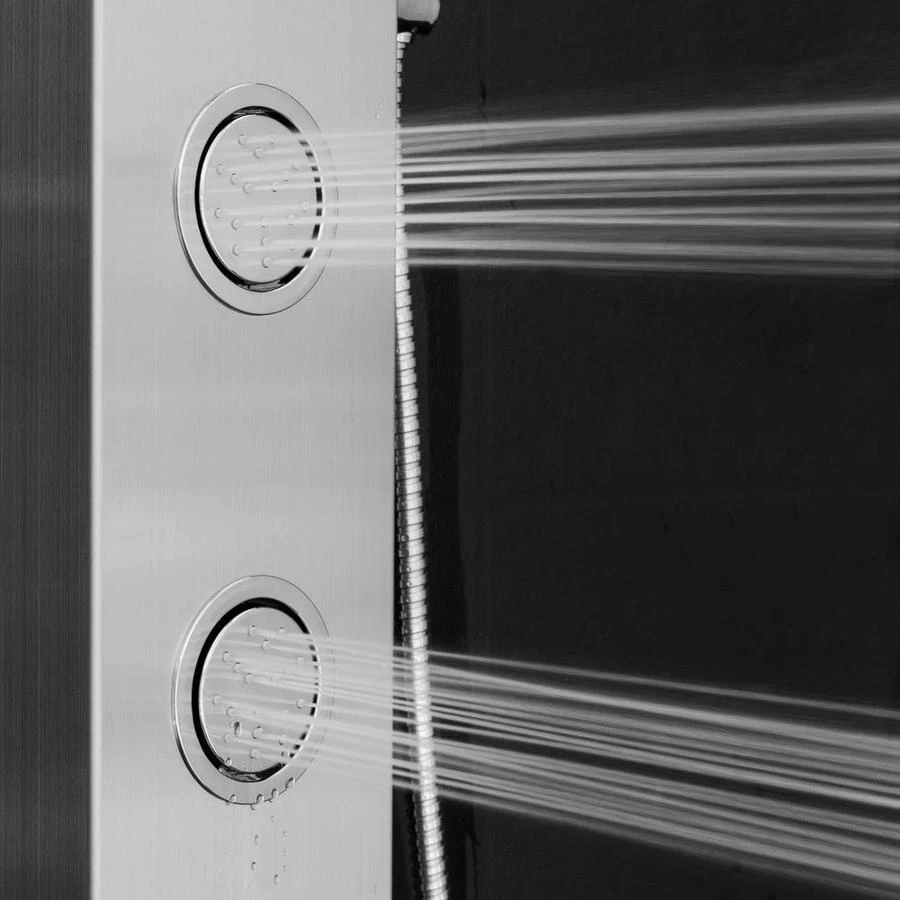 AKDY 39-in Stainless Steel 2-Spray Shower Panel System (Valve Included) 9 AKDY 39-in Stainless Steel 2-Spray Shower Panel System (Valve Included) - Image 7