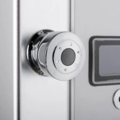 AKDY 51-in Chrome Silver 8-Spray Shower Panel System (Valve Included) -Alliee Bath And Faucet Shop 810764026037 10486234 1800x1800