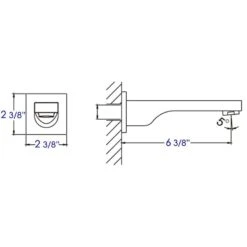 ALFI Brand Brushed Nickel Bathtub Spout -Alliee Bath And Faucet Shop 811413020611 11157807 1800x1800